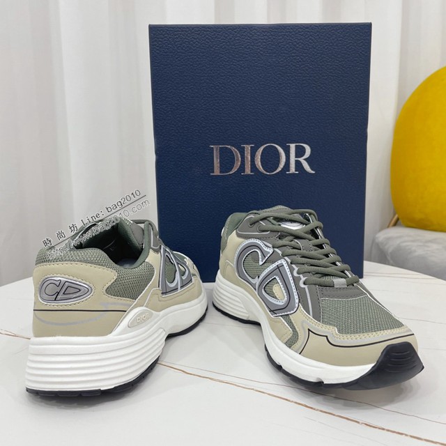 Dior復古波鞋 迪奧B30系列專櫃最新情侶款運動鞋跑鞋 dx2609